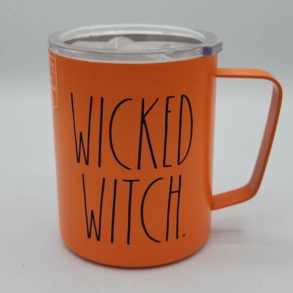 Rae Dunn Halloween WICKED WITCH insulated stainless steel 12oz mug - Picture 1 of 4